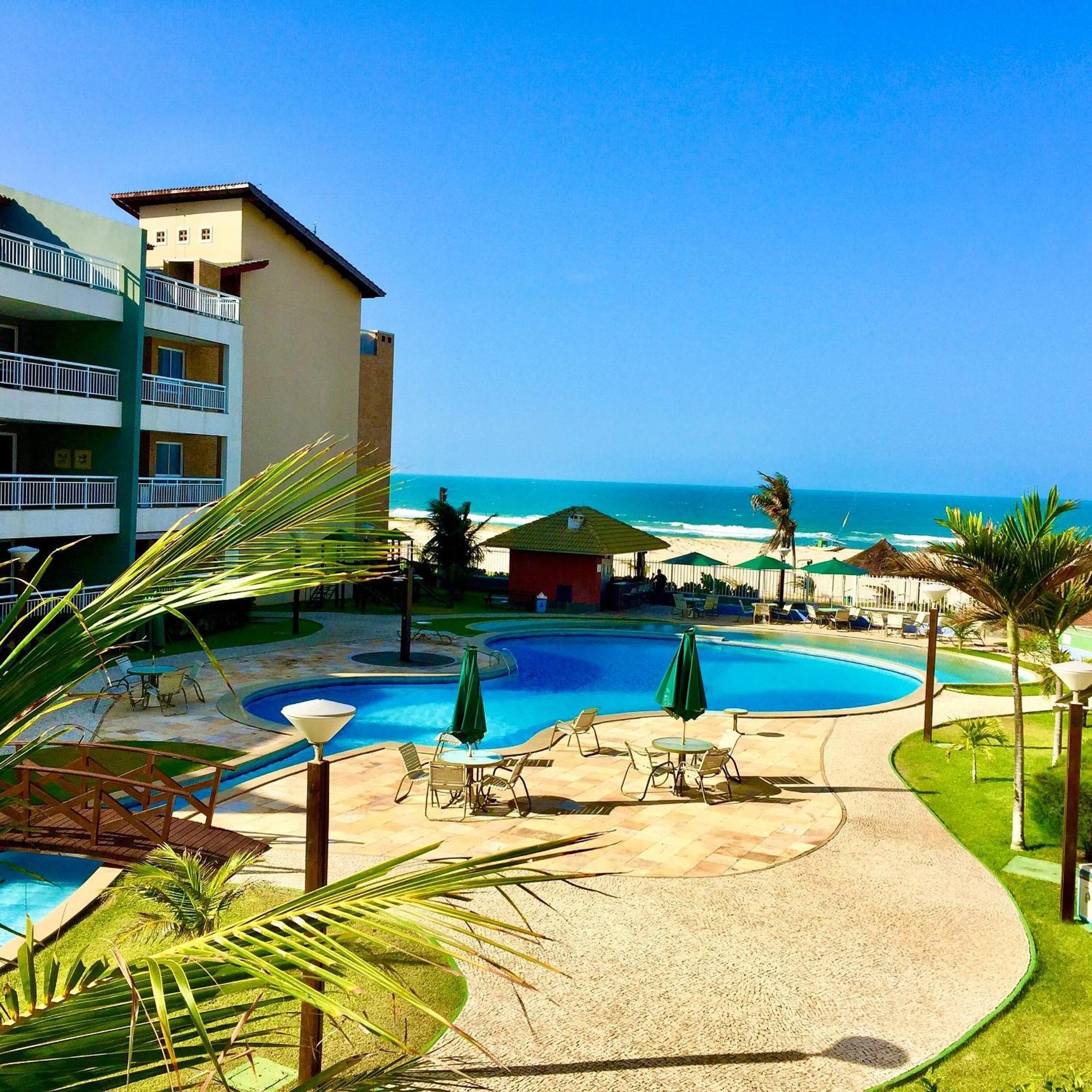 Terramaris - Aptos Vista Mar, Pe Na Areia, Vizinho Ao B Park 알퀴라즈 외부 사진